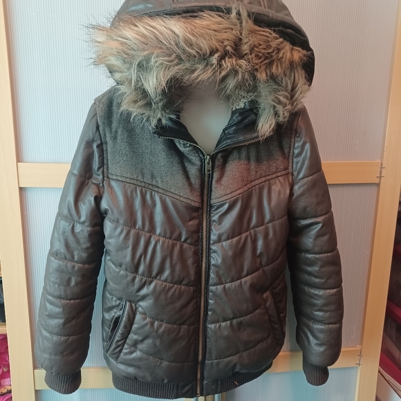 Zara Other - Zara Boys youth bomber jacket w/tweed trim boys sz 9/10